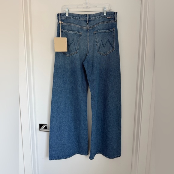 Mother NWT 30 The Lemon Twist Sneak Jeans in Rolling in the Dough - Picture 5 of 12